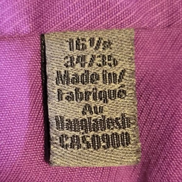 Ck Calvin Klein Purple Slim Fit Dress Shirt - Picture 6 of 6